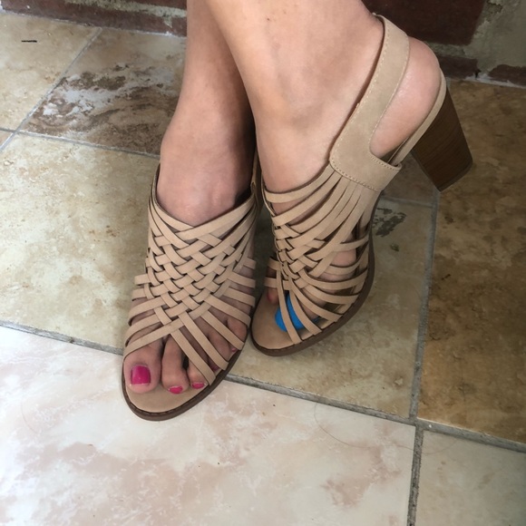 NEW Suede Strap Mules Sandals Ankle Strap Wedge - Picture 3 of 7